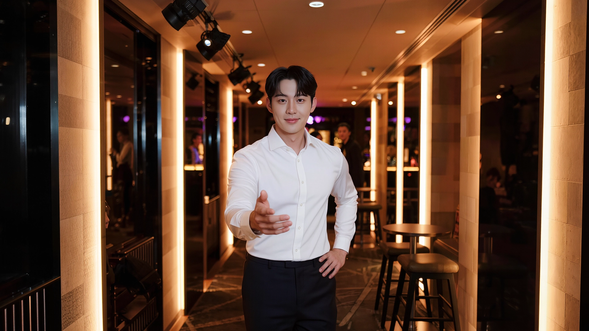 해운대 지역감이 느껴지는 야경 이미지