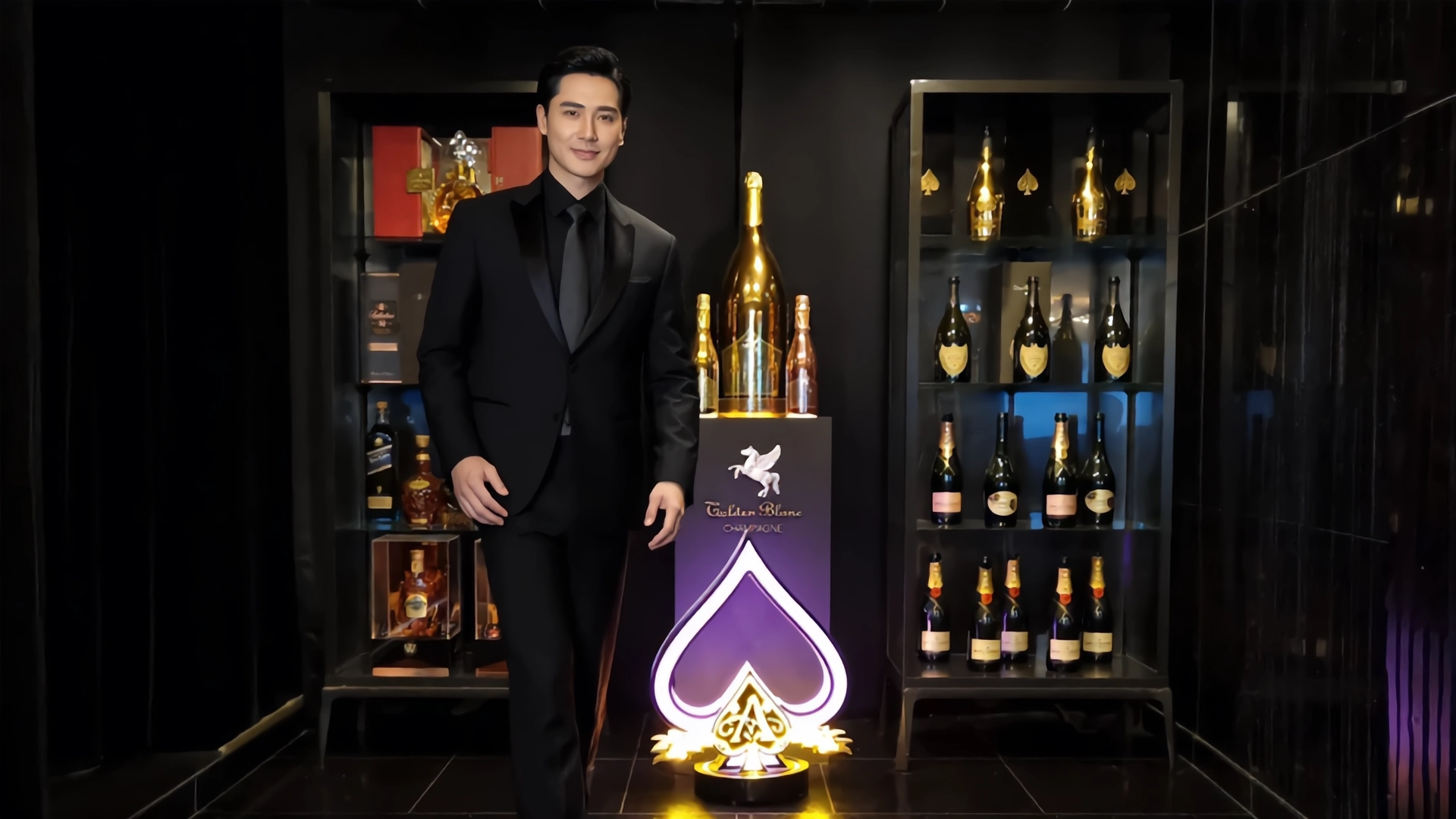 해운대 호빠 깐따삐야에서 호스트들과 편안하게 즐기는 라운지 분위기